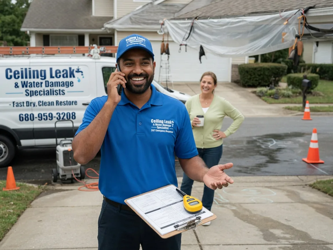 Ceiling Leak Cleanup Flatwoods, WV FAQs